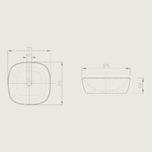 Ottimo 375mm Ceramic Basin